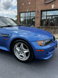 1998 BMW M Roadster in Estoril Blue Metallic over Estoril Blue & Black Nappa