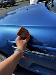 1998 BMW M Roadster in Estoril Blue Metallic over Estoril Blue & Black Nappa