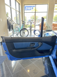 1998 BMW M Roadster in Estoril Blue Metallic over Estoril Blue & Black Nappa