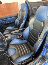 1998 BMW M Roadster in Estoril Blue Metallic over Estoril Blue & Black Nappa