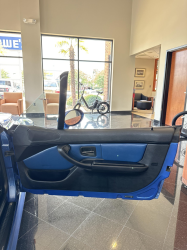1998 BMW M Roadster in Estoril Blue Metallic over Estoril Blue & Black Nappa