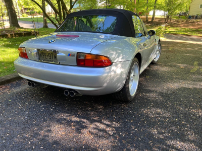 1998 BMW M Roadster in Arctic Silver Metallic over Black Nappa