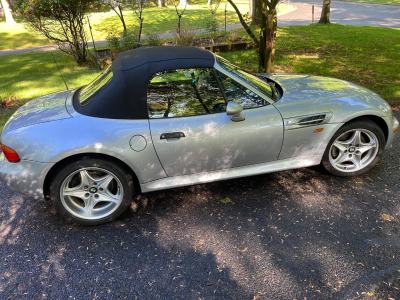 1998 BMW M Roadster in Arctic Silver Metallic over Black Nappa