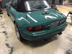 1998 BMW M Roadster in Evergreen over Evergreen & Black Nappa