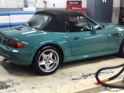 1998 BMW M Roadster in Evergreen over Evergreen & Black Nappa