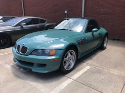 1998 BMW M Roadster in Evergreen over Evergreen & Black Nappa