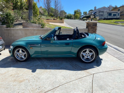 1998 BMW M Roadster in Evergreen over Evergreen & Black Nappa