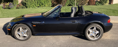 1998 BMW M Roadster in Cosmos Black Metallic over Dark Gray & Black Nappa