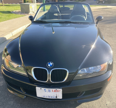 1998 BMW M Roadster in Cosmos Black Metallic over Dark Gray & Black Nappa