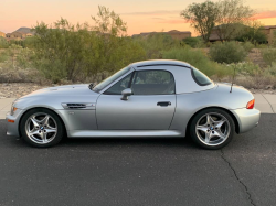 1998 BMW M Roadster in Arctic Silver Metallic over Imola Red & Black Nappa