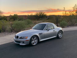 1998 BMW M Roadster in Arctic Silver Metallic over Imola Red & Black Nappa