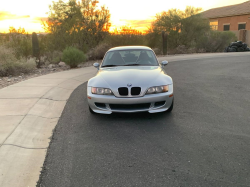 1998 BMW M Roadster in Arctic Silver Metallic over Imola Red & Black Nappa