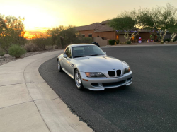 1998 BMW M Roadster in Arctic Silver Metallic over Imola Red & Black Nappa
