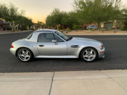 1998 BMW M Roadster in Arctic Silver Metallic over Imola Red & Black Nappa