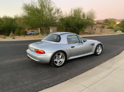 1998 BMW M Roadster in Arctic Silver Metallic over Imola Red & Black Nappa