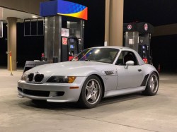 1998 BMW M Roadster in Arctic Silver Metallic over Imola Red & Black Nappa