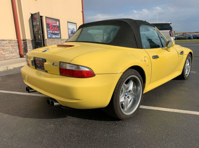 1999 BMW M Roadster in Dakar Yellow 2 over Dark Gray & Black Nappa