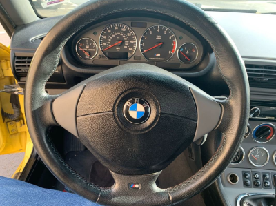 1999 BMW M Roadster in Dakar Yellow 2 over Dark Gray & Black Nappa