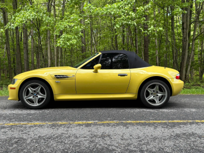 1999 BMW M Roadster in Dakar Yellow 2 over Black Nappa
