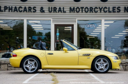 1999 BMW M Roadster in Dakar Yellow 2 over Black Nappa