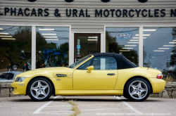 1999 BMW M Roadster in Dakar Yellow 2 over Black Nappa