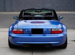 1999 BMW M Roadster in Estoril Blue Metallic over Estoril Blue & Black Nappa