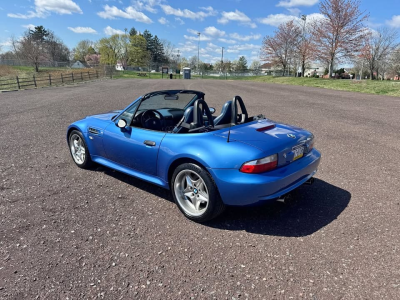 1999 BMW M Roadster in Estoril Blue Metallic over Estoril Blue & Black Nappa
