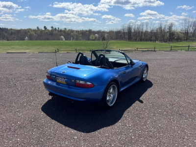 1999 BMW M Roadster in Estoril Blue Metallic over Estoril Blue & Black Nappa