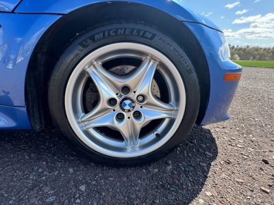 1999 BMW M Roadster in Estoril Blue Metallic over Estoril Blue & Black Nappa