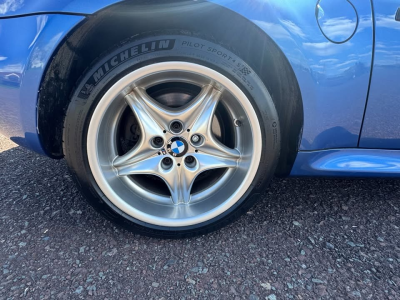 1999 BMW M Roadster in Estoril Blue Metallic over Estoril Blue & Black Nappa