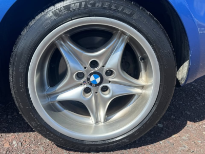 1999 BMW M Roadster in Estoril Blue Metallic over Estoril Blue & Black Nappa
