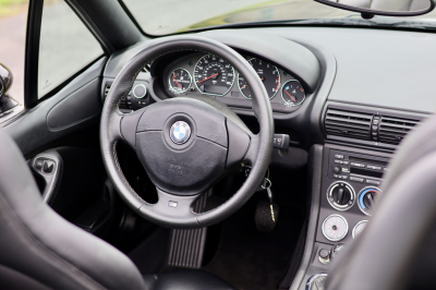 1999 BMW M Roadster in Cosmos Black Metallic over Black Nappa