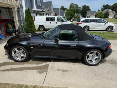 1999 BMW M Roadster in Cosmos Black Metallic over Dark Gray & Black Nappa