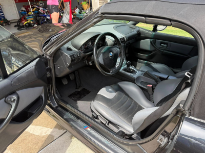 1999 BMW M Roadster in Cosmos Black Metallic over Dark Gray & Black Nappa
