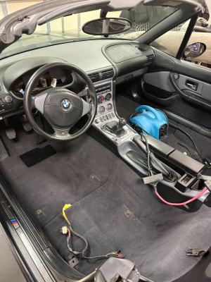 1999 BMW M Roadster in Cosmos Black Metallic over Dark Gray & Black Nappa