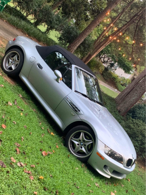 1999 BMW M Roadster in Arctic Silver Metallic over Black Nappa