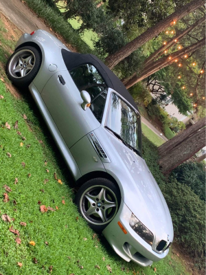 1999 BMW M Roadster in Arctic Silver Metallic over Black Nappa