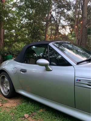 1999 BMW M Roadster in Arctic Silver Metallic over Black Nappa