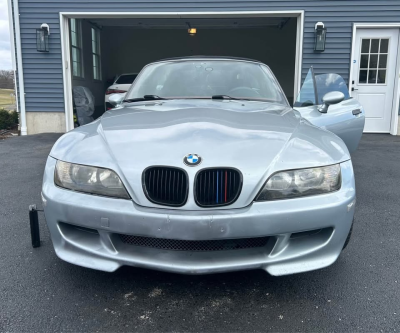 1999 BMW M Roadster in Arctic Silver Metallic over Imola Red & Black Nappa