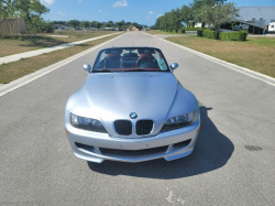 1999 BMW M Roadster in Arctic Silver Metallic over Imola Red & Black Nappa