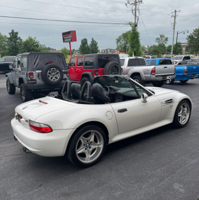 1999 BMW M Roadster in Alpine White 3 over Black Nappa