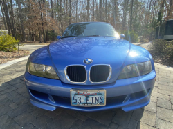 1999 BMW M Roadster in Estoril Blue Metallic over Estoril Blue & Black Nappa