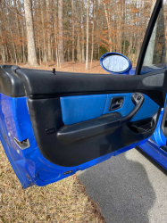 1999 BMW M Roadster in Estoril Blue Metallic over Estoril Blue & Black Nappa