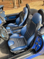 1999 BMW M Roadster in Estoril Blue Metallic over Estoril Blue & Black Nappa