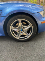 1999 BMW M Roadster in Estoril Blue Metallic over Estoril Blue & Black Nappa