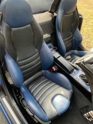 1999 BMW M Roadster in Estoril Blue Metallic over Estoril Blue & Black Nappa