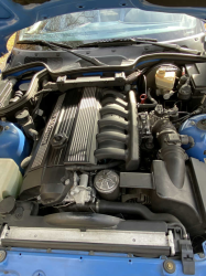 1999 BMW M Roadster in Estoril Blue Metallic over Estoril Blue & Black Nappa