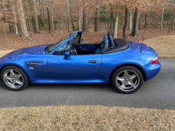 1999 BMW M Roadster in Estoril Blue Metallic over Estoril Blue & Black Nappa