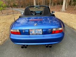1999 BMW M Roadster in Estoril Blue Metallic over Estoril Blue & Black Nappa