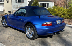 1999 BMW M Roadster in Estoril Blue Metallic over Estoril Blue & Black Nappa